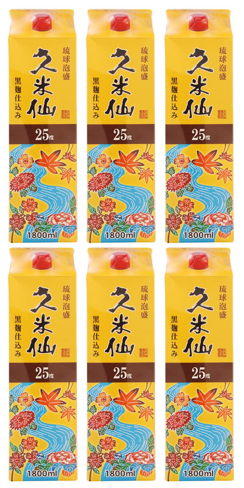 激安本物 久米仙酒造 久米仙 紙パック 緑 30度 1800ml×6本 materialworldblog.com